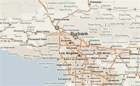 where is burbank california located.